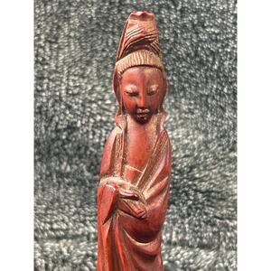 Guan Yin Old Chinese Goddess Antique Hand Carved Wood